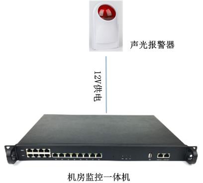 声光报警器连接示意图 声光报警器连接示意图