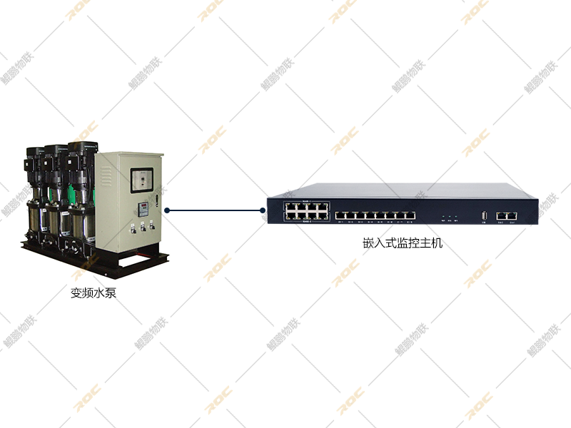 水泵接入监控主机的示意图 水泵接入监控主机的示意图
